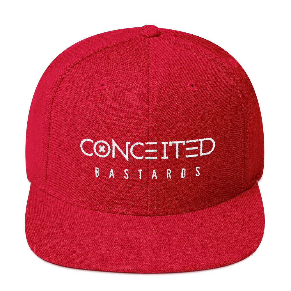 Conceited Bastards Embroidered O.G Snapback Hat-Conceited Bastards